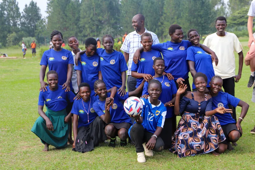 The bonga girls football team