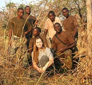 Lynn Clifford and Ranger Scouts in Malawi