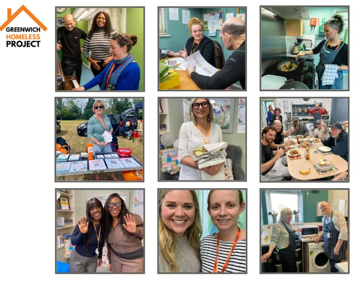 Hi, from staff, volunteers and some of our guests.