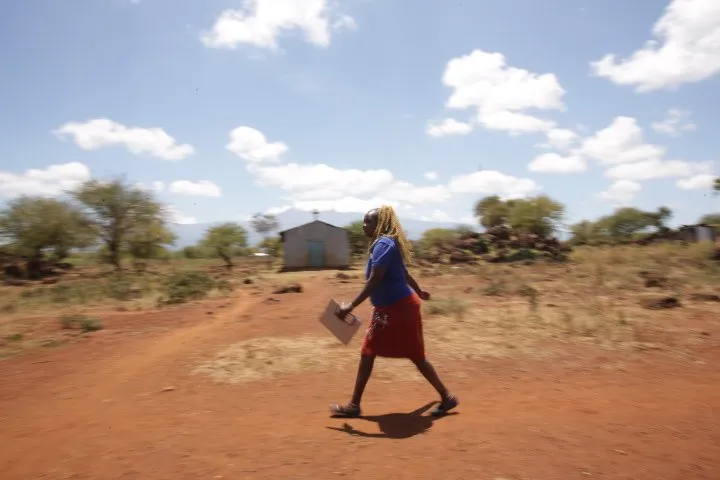 CHP moving near Kilimanjaro
