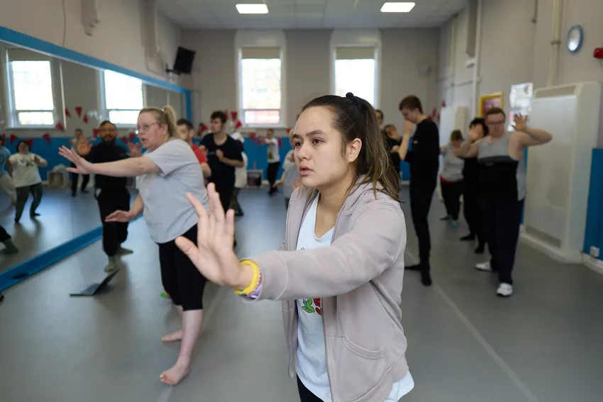 A class in our current dance studio