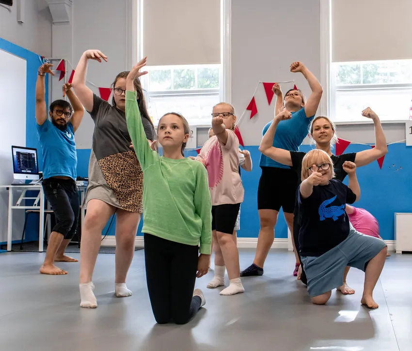 A class in our current dance studio