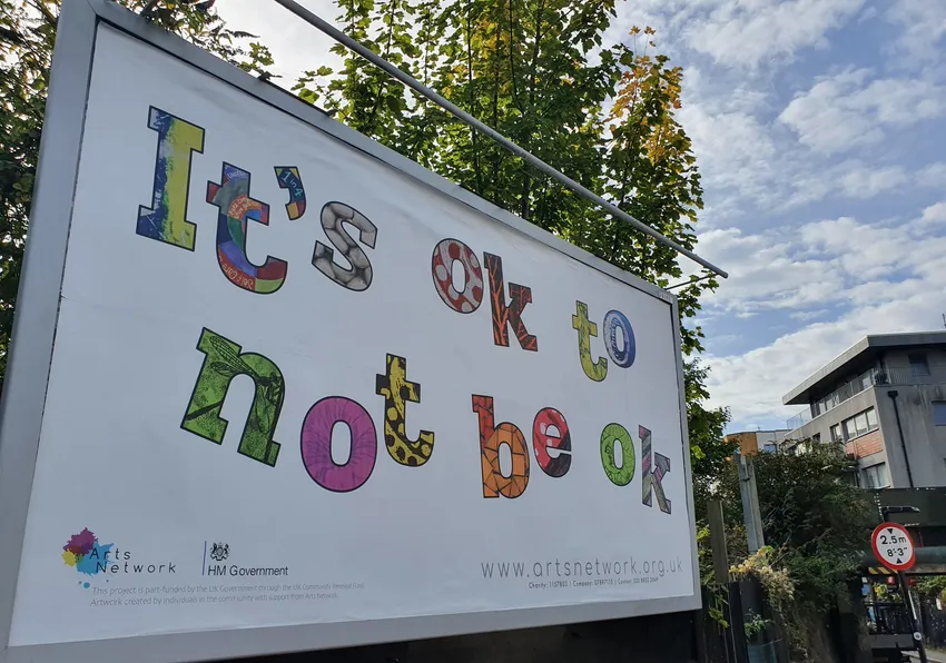 Billboard designed by social prescribing group