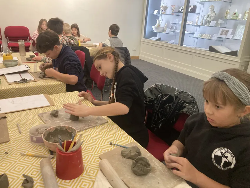 Clay Connections half term club for Ukrainian children