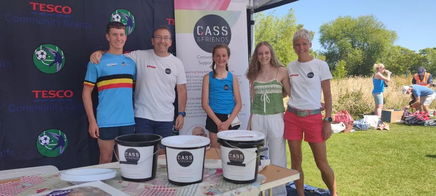Raising money at the Evesham 10k bake sale