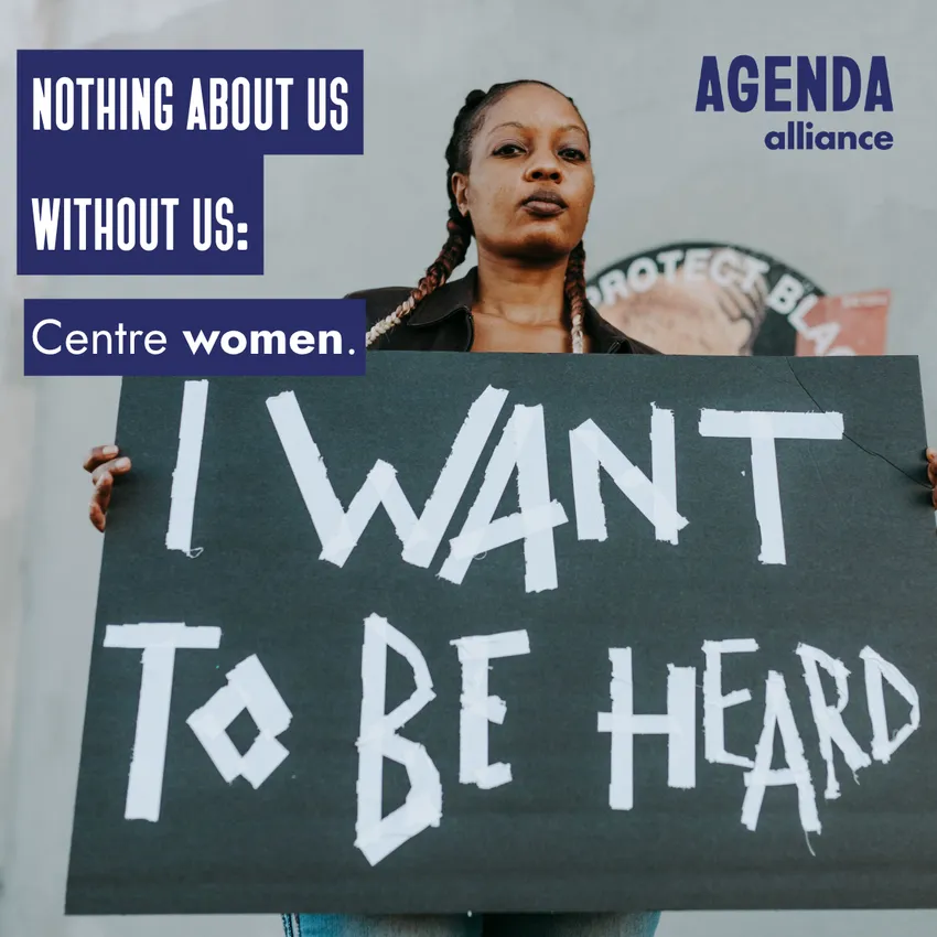 Nothing About Us Without Us: Centre women.