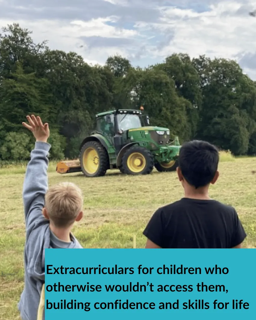 Extracurriculars for children who otherwise wouldn't access them, building confidence and skills for life