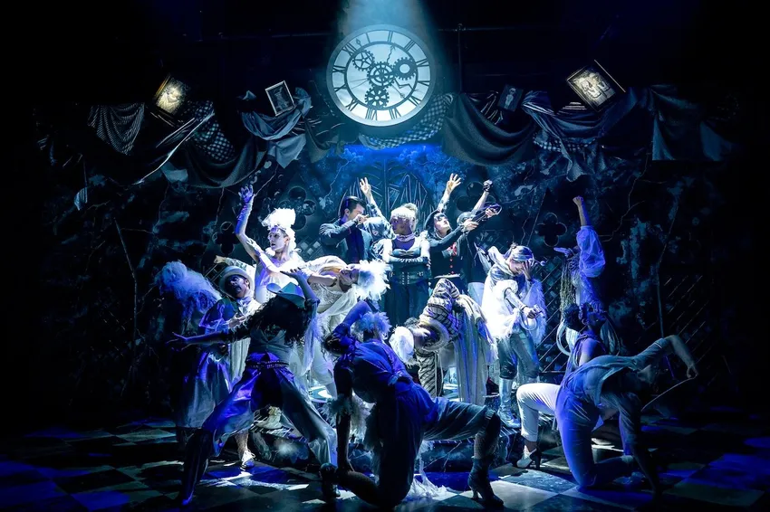 Mountview students performing The Addams Family.