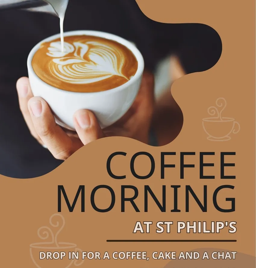 St Philips coffee morning flyer