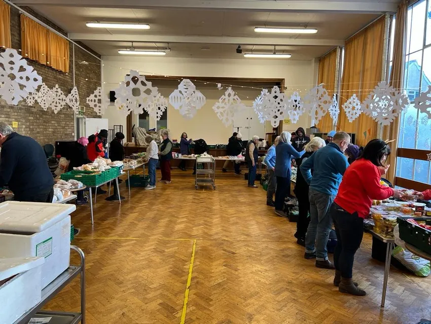 Food market Christmas