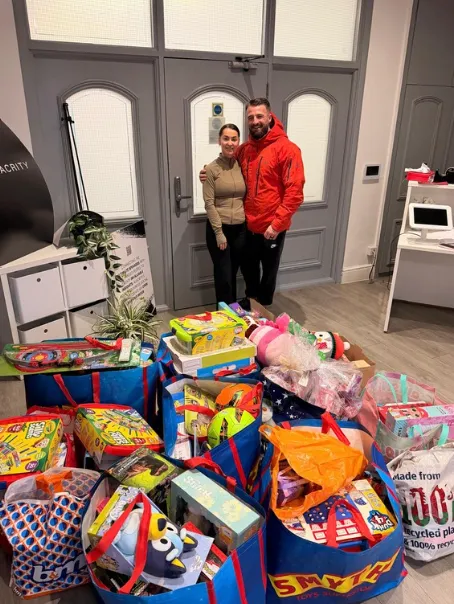 Engaging with the community who donated gifts and money