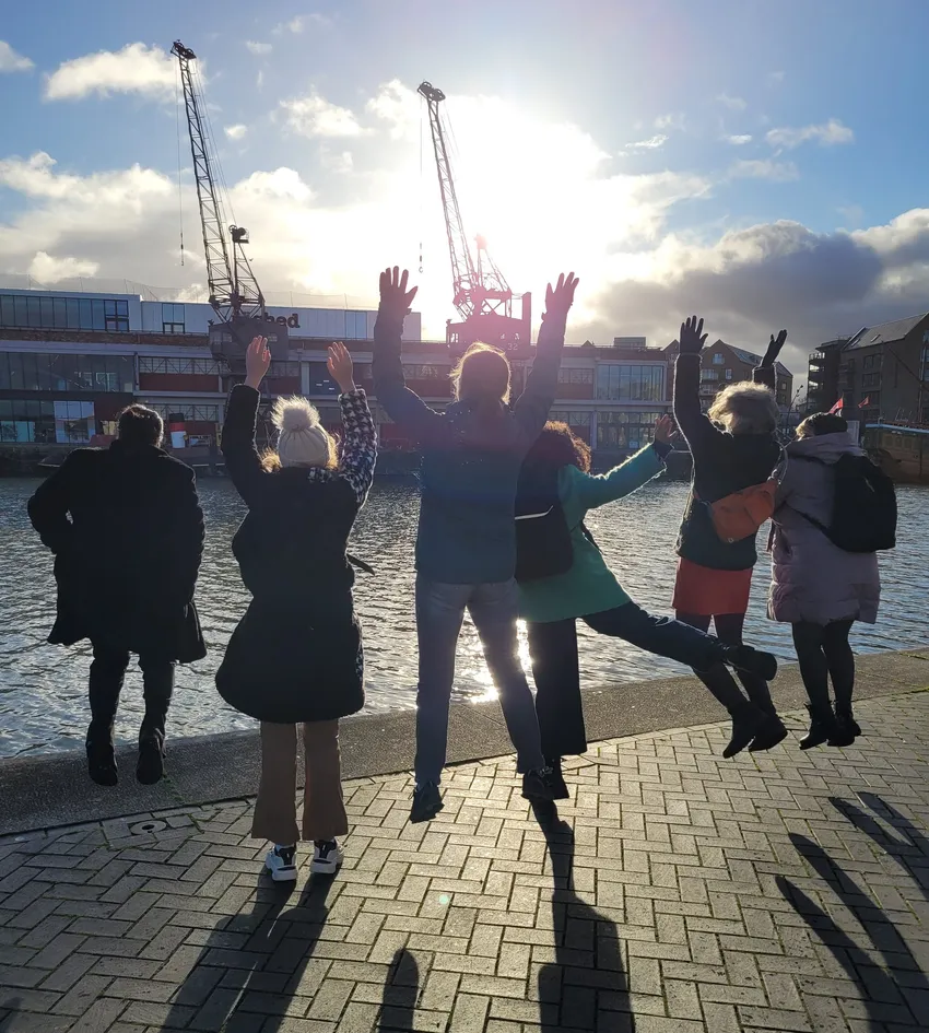 Trainees at Bristol harbour