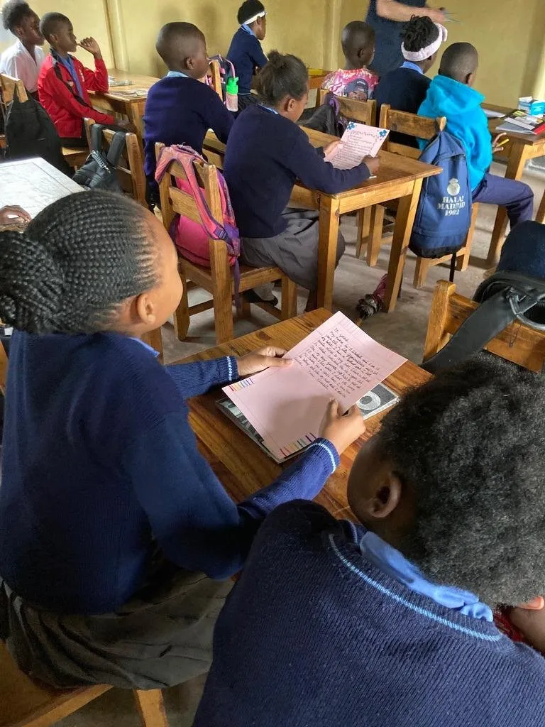 Students in a classroom