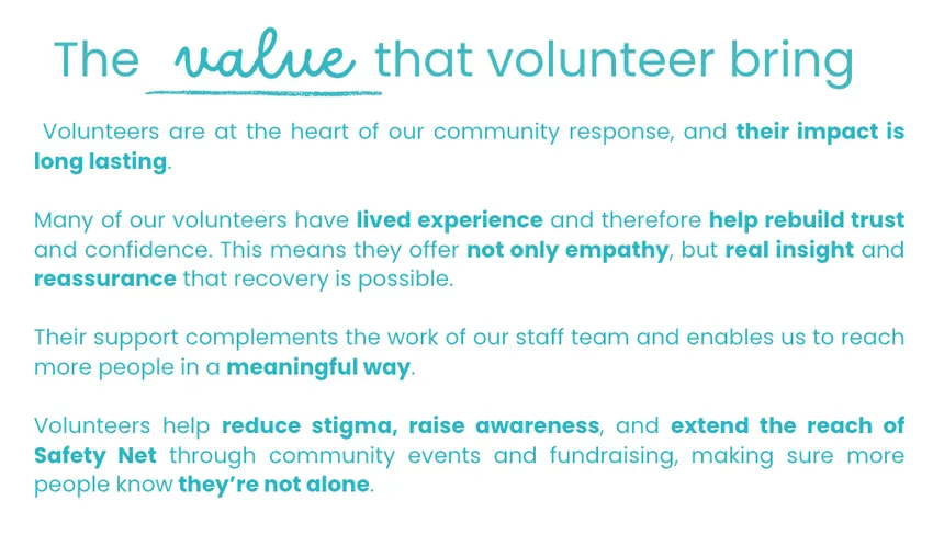 The value that Volunteer bring