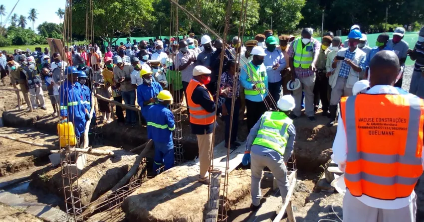 Construction footing for new health centre