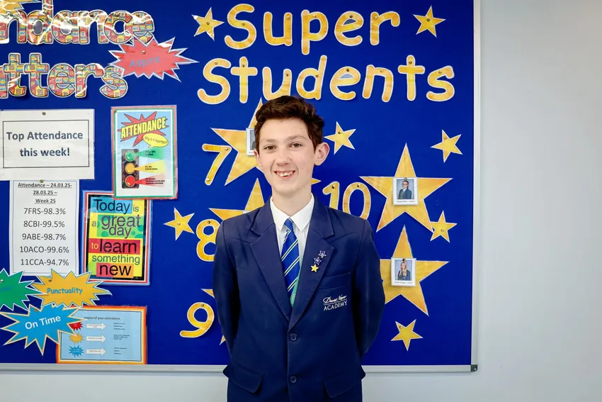 Josh, a student at David Nieper Academy