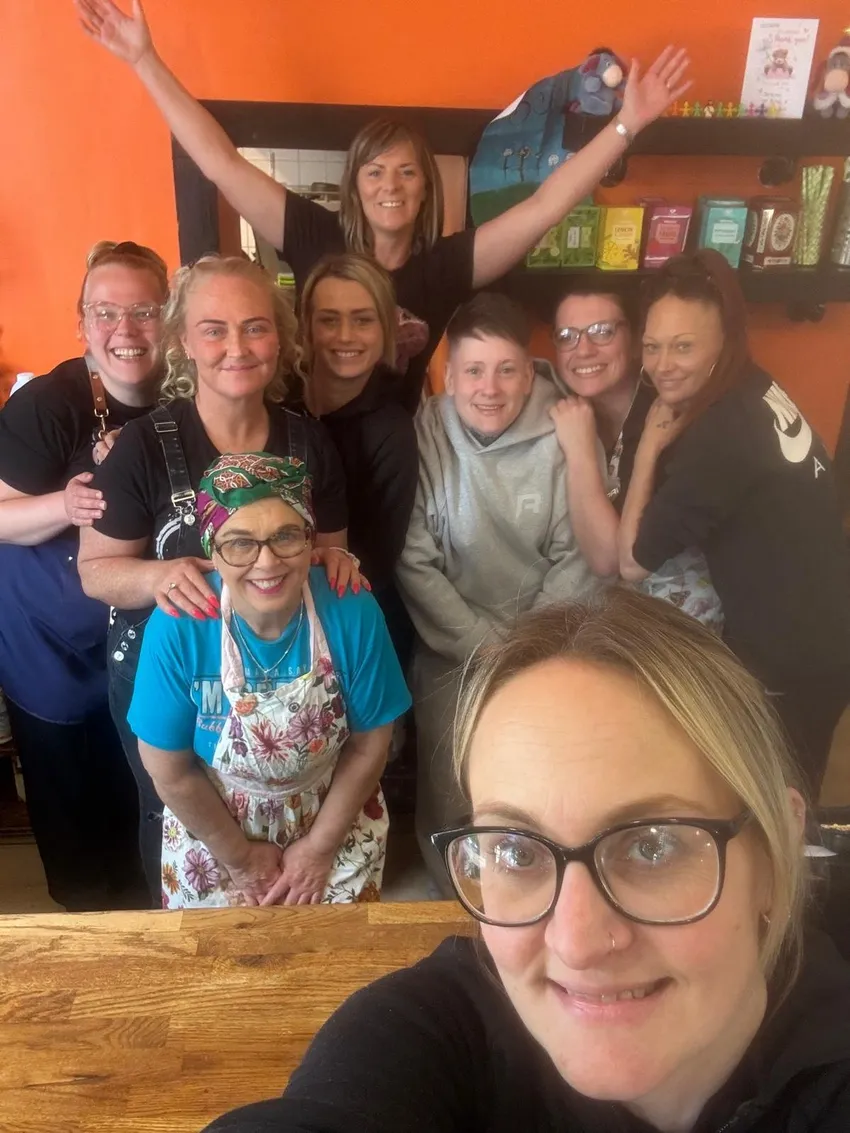 Rising Cafe Hexham - staffed by Betel residents/graduates