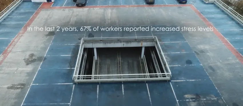 Screenshot stressed workers car park Crowdfunder June 26