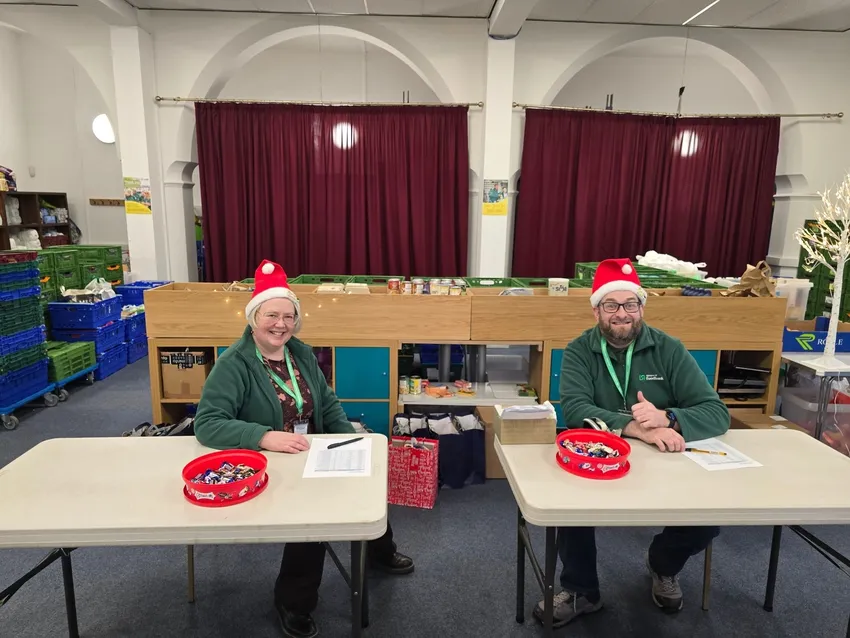 Staff get festive